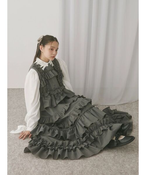 merry jenny（メリージェニー） ワンピース フリルティアード