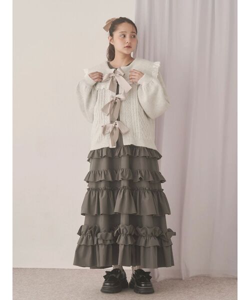 merry jenny（メリージェニー） ワンピース フリルティアード