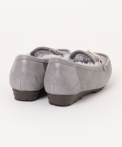 HIMIKO デッキシューズ モカシン 「HIMIKO」ビジュービットふわふわ