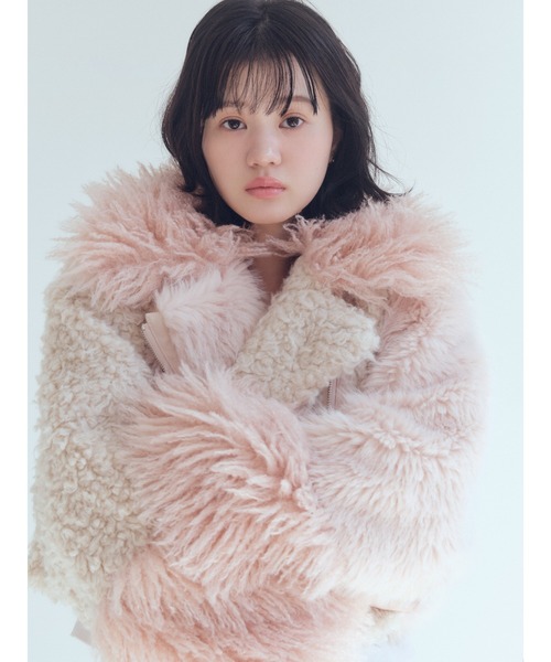 FURFUR（ファーファー） レザージャケット ライダース エコファー