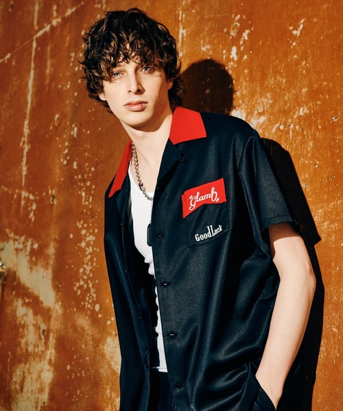 glamb（グラム） シャツ Good Luck Bowling Shirt / グッドラック