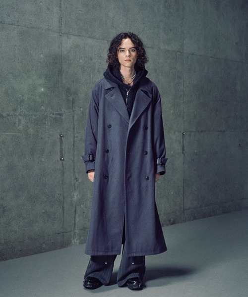 Casper John（キャスパージョン） ステンカラーコート コート Wool