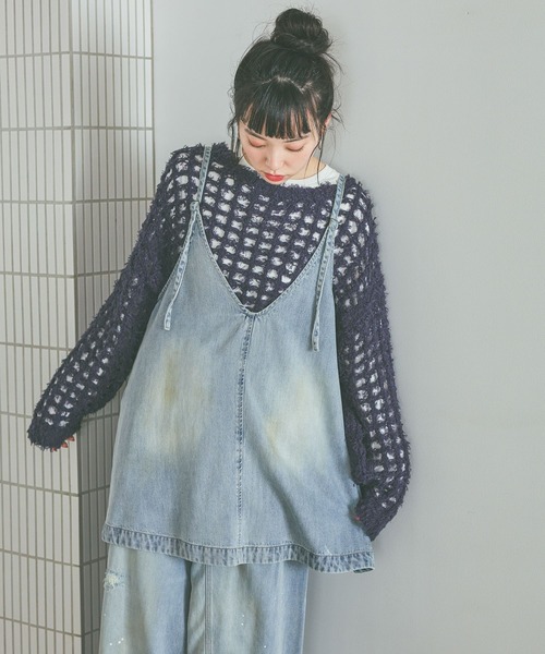 niko and…（ニコアンド） キャミソール 「NKJ 2026SS」 2WAYZIPデニム