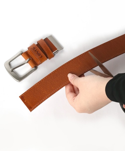 Levi's（リーバイス） ベルト 40mm 本革 ダブルループ ギャリソン