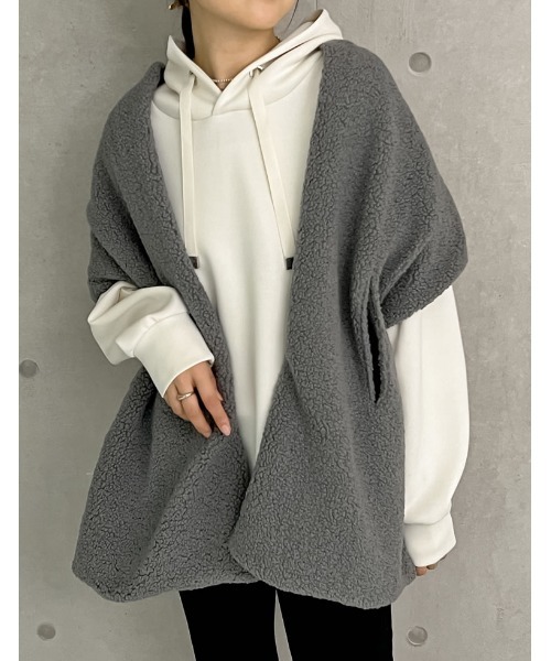 Re:EDIT（リエディ） マフラー ストール テディボアショールマフラー