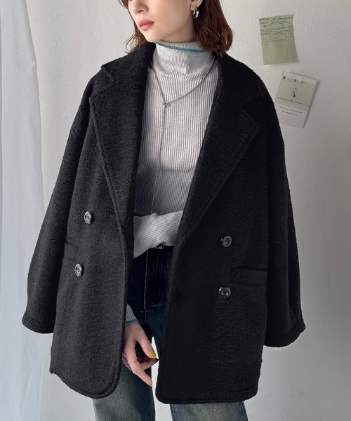 OPAQUE.CLIP（オペークドットクリップ） ピーコート 40 ベージュ