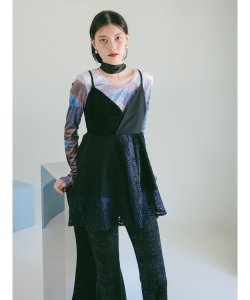 sahara（サハラ） キャミソール Patchwork Circular Top : ZOZOTOWN