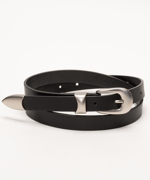 SVEC（シュベック） ベルト シルバーメタル 3ピースバックル ナロー