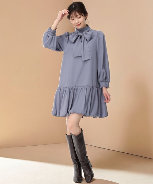 MISCH MASCH（ミッシュマッシュ） ワンピース ボウタイミニワンピース