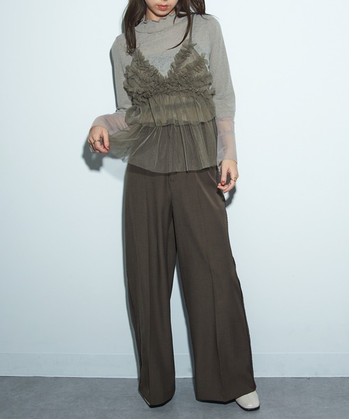 MAISON BREEZE reveur キャミソール 「MAISON reveur」チュールキャミ