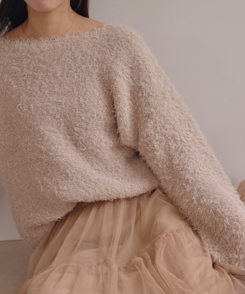 ACYM（アシーム） ニット セーター ミルキーカラーボリュームニット