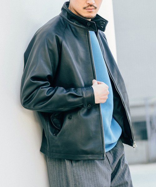 EDIFICE（エディフィス） 革ジャン ライダース ラム レザー