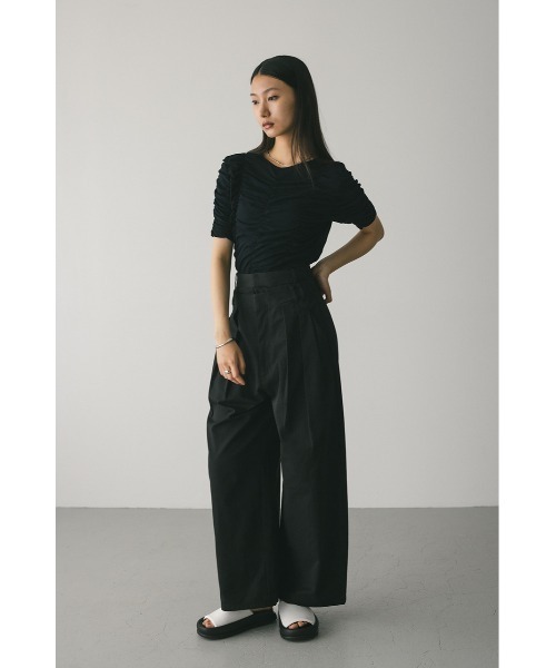 STYLEMIXER（スタイルミキサー） チノパン ウエストレイヤーワイド