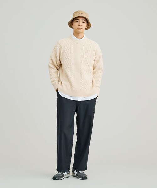 J.PRESS YORK STREET セーター ニット 「UNISEX」アランケーブル