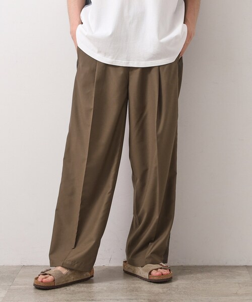 THE SHOP TK パンツ TRワイド側章パンツ メンズ : ZOZOTOWN Yahoo!店