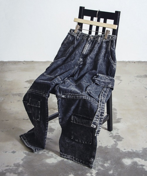 Revo. ジーンズ 「ショーツとしても穿ける2WAY仕様」 ワイドシルエット