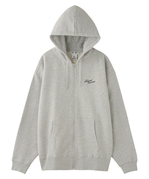 X-girl（エックスガール） パーカー FACE BOX PATCH ZIP UP SWEAT