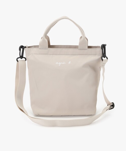 agnes b.（アニエスベー） マザーズバッグ キッズ ロゴ ハンドバッグ
