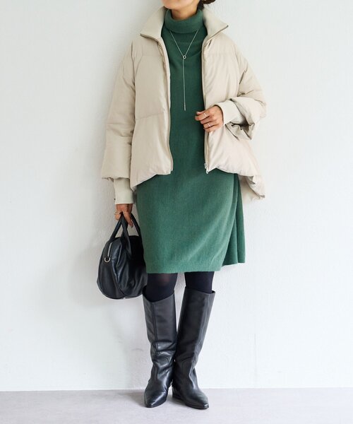 BEARDSLEY（ビアズリー） ダウンコート ダウンジャケット ジップフレア