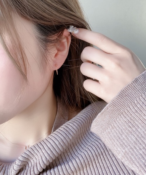 BLOOM（ブルーム） ピアス K10 イエローゴールド フープピアス WEB限定