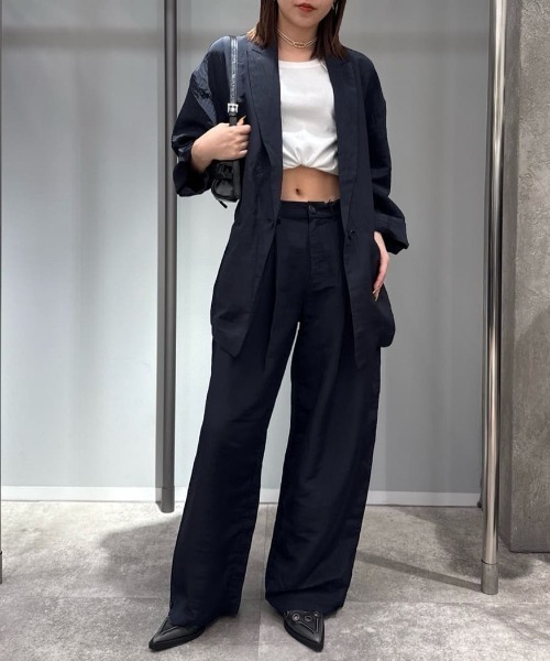 THROW by SLY ジャケット テーラードジャケット WRINKLE FINISH TAILOR