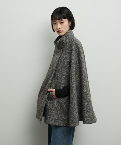 Shelly island（シェリーアイランド） ポンチョ ケープコート