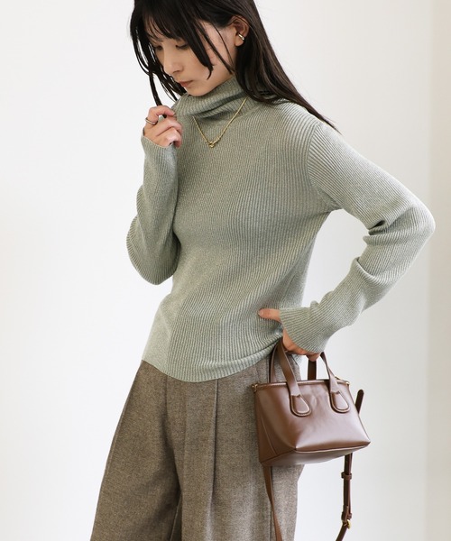 select MOCA（セレクトモカ） ニット セーター ラメリブハイネック