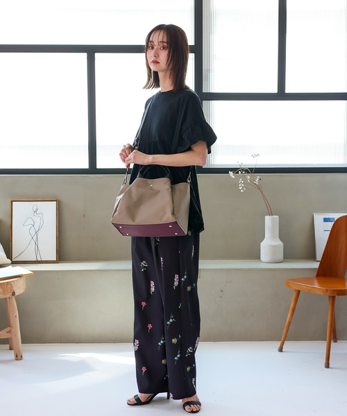 VitaFelice（ヴィータフェリーチェ） トートバッグ ツートーンナイロン