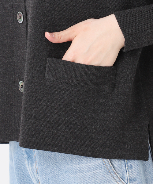 IENA（イエナ） カーディガン スーパーファインスムース ショート