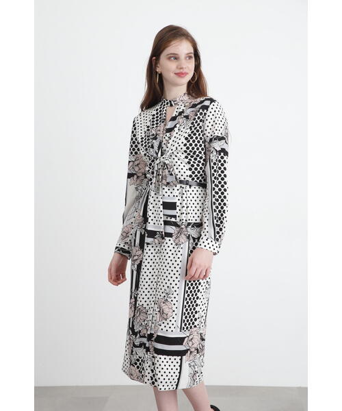 PINKY&DIANNE（ピンキー アンド ダイアン） ワンピース ラインブロック