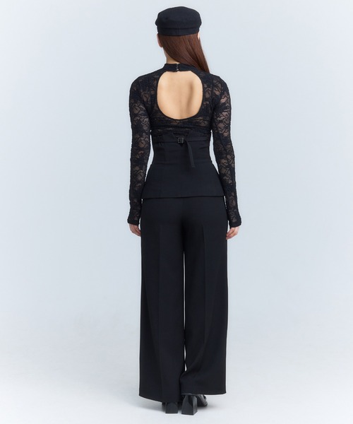 EIMY ISTOIRE（エイミーイストワール） パンツ ウエストコルセット付き