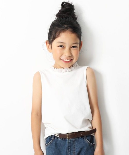 devirock（デビロック） タンクトップ 襟フリルタンクトップ