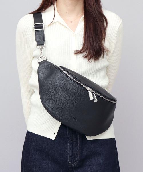 REGiSTA（レジスタ） ウエストポーチ スプリットレザー（牛床革