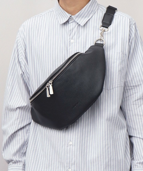 REGiSTA（レジスタ） ウエストポーチ スプリットレザー（牛床革
