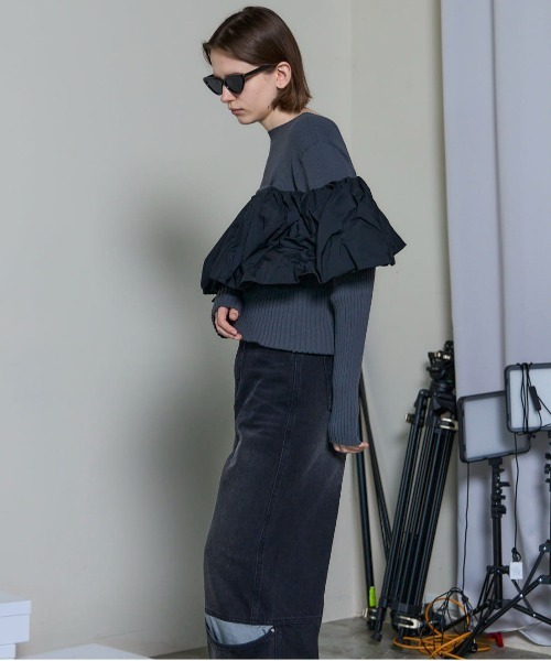 MAISON SPECIAL（メゾンスペシャル） ニット セーター Puff Sleeve