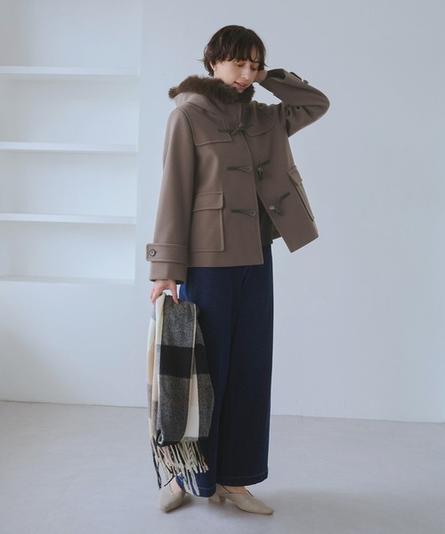 ROPE' PICNIC（ロペ ピクニック） ダッフルコート コート ジャージー