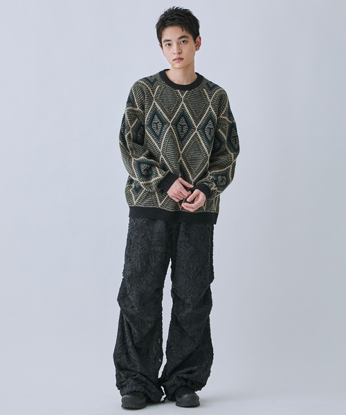 TTT MSW（ティー） セーター ニット 「TTTMSW/ティー」Diamond pull