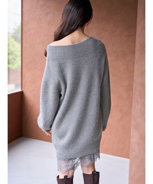 SNIDEL（スナイデル） ワンピース ニットセットキャミミニワンピース