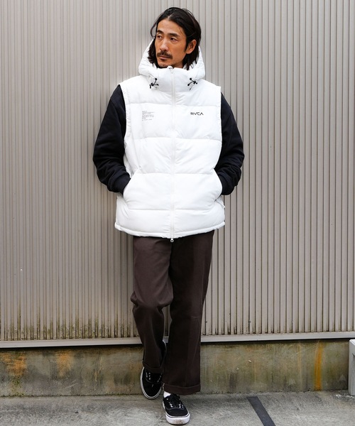 RVCA（ルーカ） ベスト ジレ メンズ PUFFER VEST ベスト 「2025年秋冬
