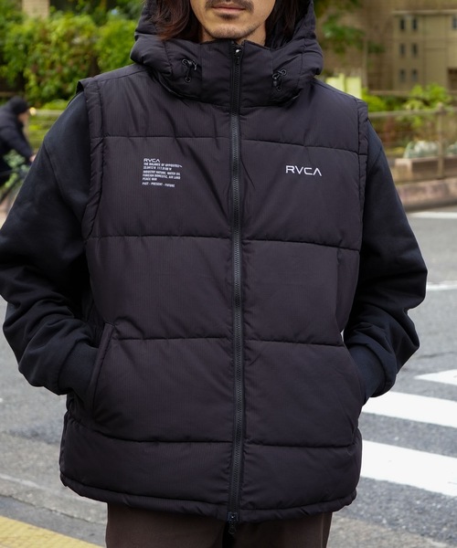 RVCA（ルーカ） ベスト ジレ メンズ PUFFER VEST ベスト 「2025年秋冬