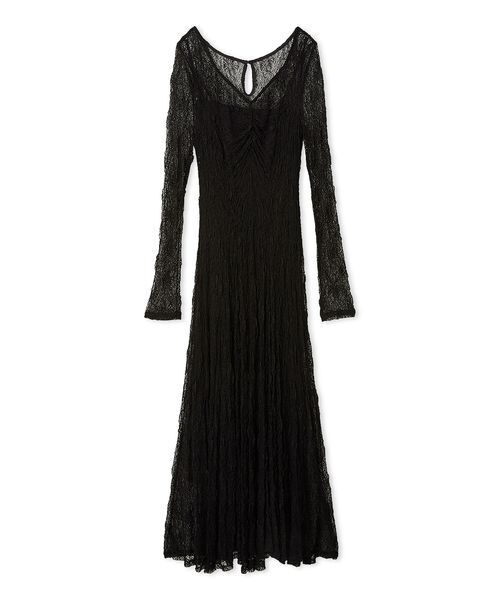 SNIDEL（スナイデル） ドレス フロントギャザーレースドレス