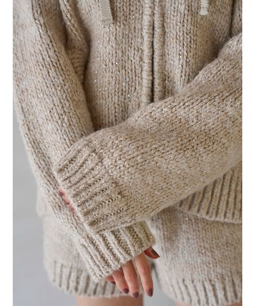 SNIDEL（スナイデル） ニット セーター ロービングニットフーディー