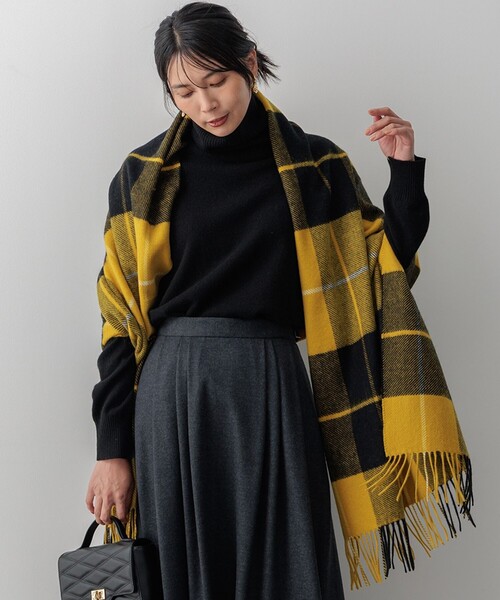 23区（ニジュウサンク） ストール マフラー カシミヤ チェック