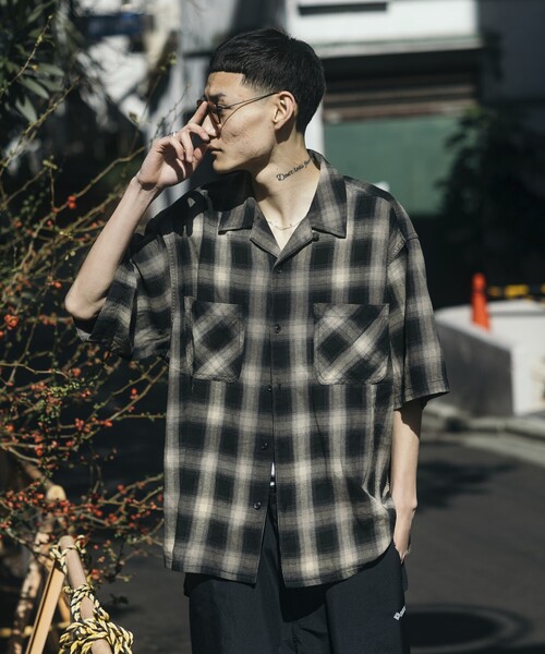 FREAK'S STORE（フリークスストア） シャツ ムラブリーチ加工 オープン