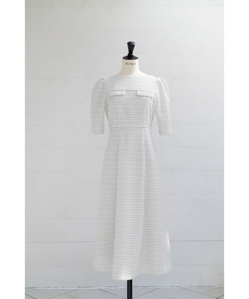 Her lip to ワンピース Charlotte Tweed Dress : ZOZOTOWN Yahoo!店