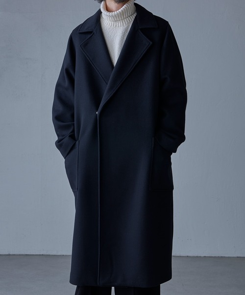 Lui's（ルイス） チェスターコート L グリーン メンズ : ZOZOTOWN