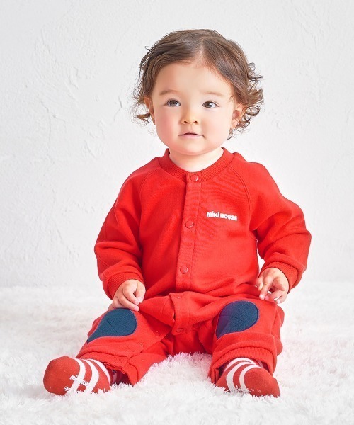 MIKI HOUSE（ミキハウス） ベビー服 ロンパース 「WEB限定」バックロゴ