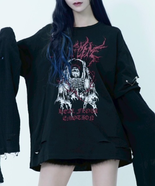 REFLEM（レフレム） tシャツ 「REFLEM/レフレム」レイヤード超ロング