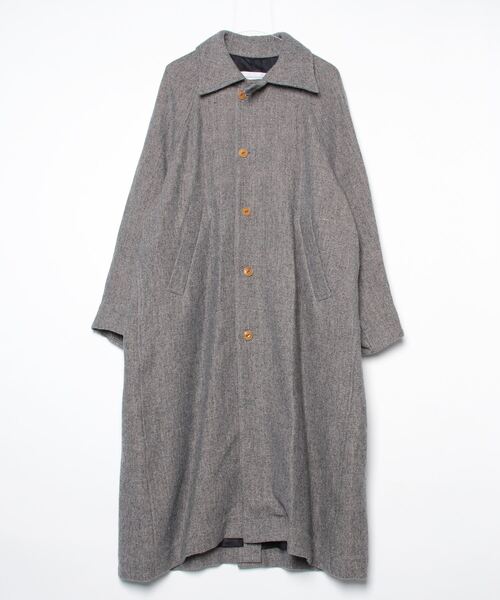 VOAAOV（ヴォアーブ） コート ジャケット WOOL LINEN HERRING BONE