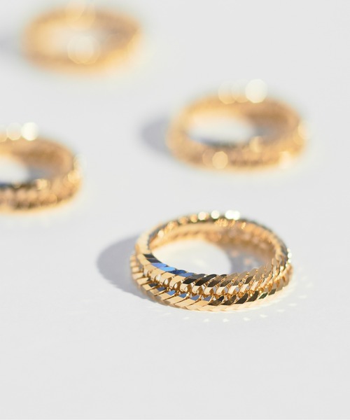 Jewel closet by L&Co. 指輪 リング K18 チェーン リング（9号〜15号